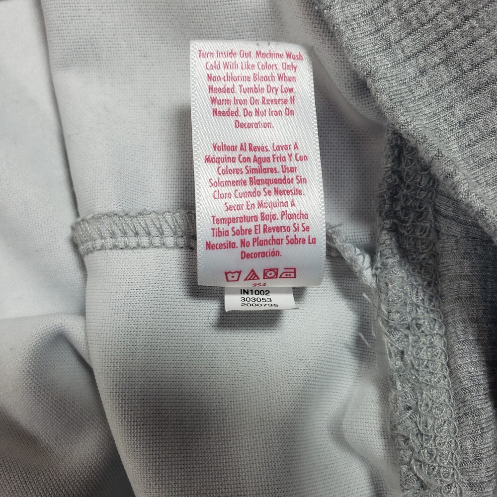 Justice Sport Gray Hoodie Sweatshirt Pullover Activewear Girls XL (16/18) - Picture 4 of 6